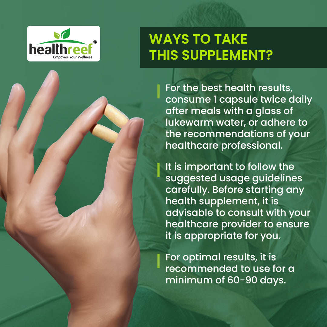 Healthreef Plant-Based Hair Skin & Nails Supplement – Biotin, Vitamin C & E for Hair Growth, Skin Glow & Nail Strength - 60 Veg Capsules - Healthreef