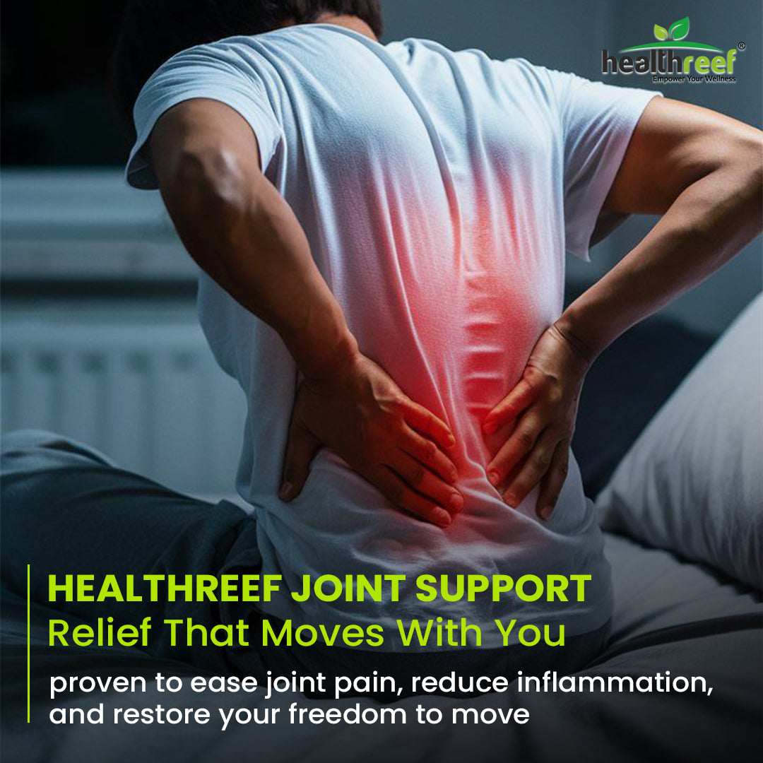 Healthreef Plant-Based Joint Support with Glucosamine, Chondroitin & Boswellia for Flexibility & Cartilage Health – 60 Vegetarian Capsules