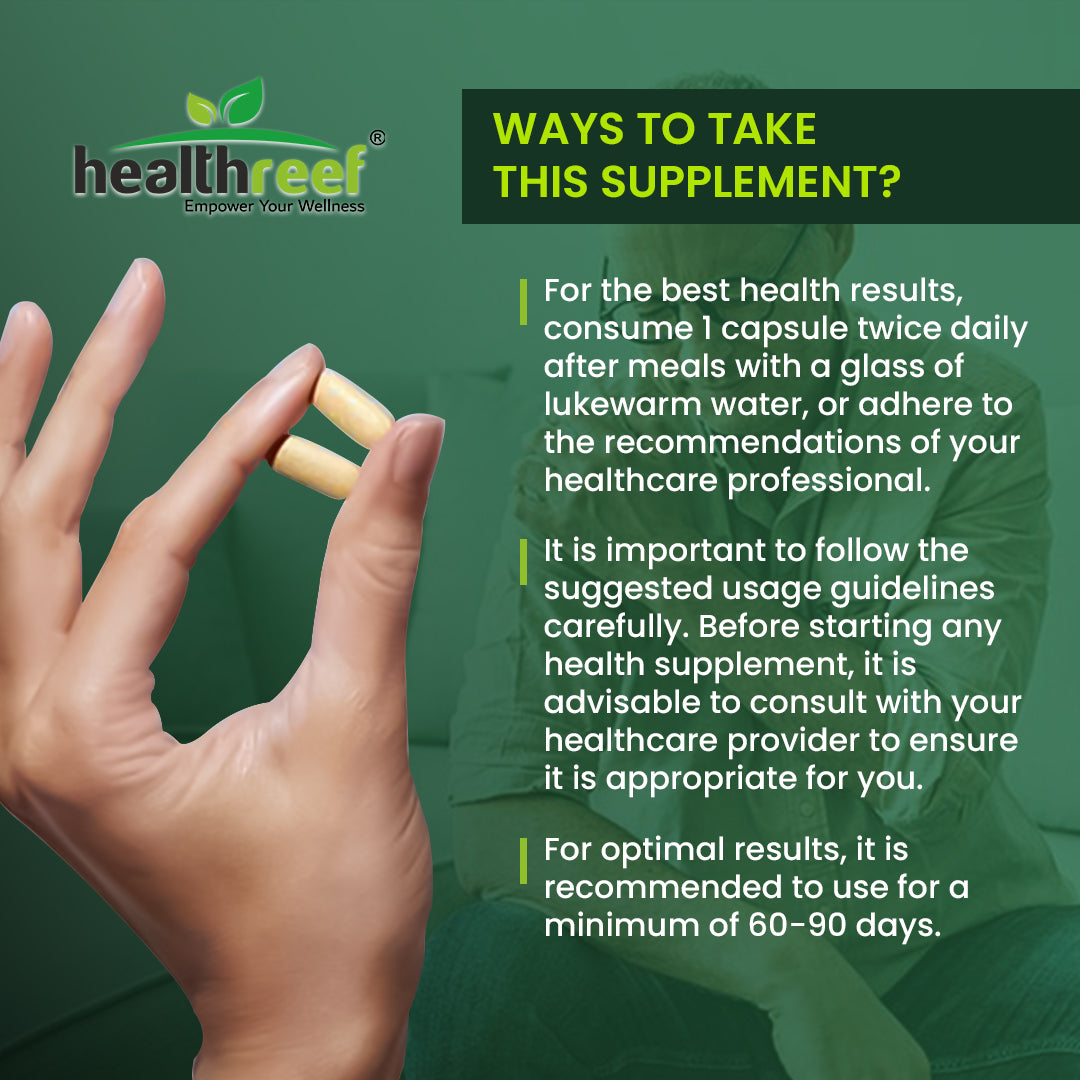 Healthreef Plant-Based Joint Support with Glucosamine, Chondroitin & Boswellia for Flexibility & Cartilage Health – 60 Vegetarian Capsules