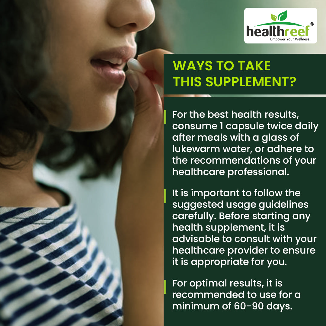 Healthreef Plant-Based PCOS & PCOD Support with Shatavari, Chasteberry, Raspberry & Fenugreek for Hormonal Balance & Menstrual Care – 60 Veg Capsules - Healthreef