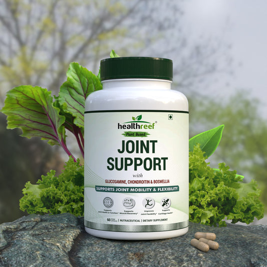 Healthreef Plant-Based Joint Support Supplement – Glucosamine, Chondroitin & Boswellia for Flexibility & Mobility - 60 Veg Capsules - Healthreef