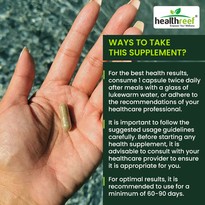 Healthreef Plant-Based Vitamin C with Zinc & D3 Supplement Immune Booster with High Absorption for Skin Health, Energy & Daily Wellness - 60 Vegetarian Capsules