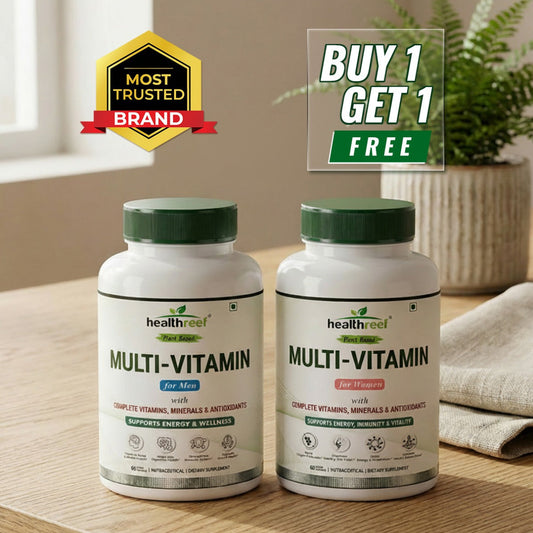 Healthreef Men & Women Multivitamin 1+1 Free  (60+60 Capsules)